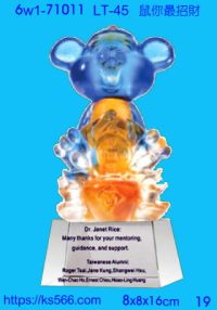 6w1-71011_鼠你最招財,水晶琉璃獎牌製作推薦,台北,新北,基隆,宜蘭,桃圓,新竹,台中,台南,高雄