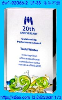 6w1-92066-2_生生不息,水晶琉璃獎牌製作推薦,台北,新北,基隆,宜蘭,桃圓,新竹,台中,台南,高雄