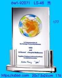 6w1-92071_馬,水晶琉璃獎牌製作推薦,台北,新北,基隆,宜蘭,桃圓,新竹,台中,台南,高雄