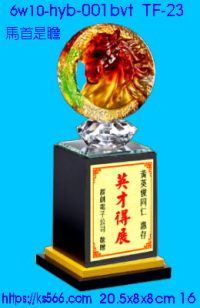 6w10-hyb-001bvt _馬首是瞻,水晶琉璃獎牌製作推薦,台北,新北,基隆,宜蘭,桃圓,新竹,台中,台南,高雄