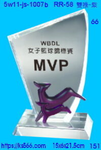 5w11-js-1007b_雙祿-紫,水晶琉璃獎座獎牌製作推薦,台北,新北,基隆,宜蘭,桃圓,新竹,台中,台南,高雄