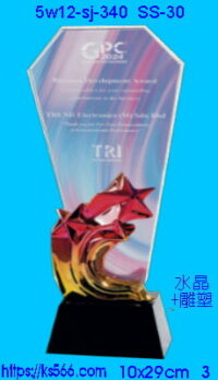 5w12-sj-340_星光燦爛,水晶琉璃獎牌獎座獎盃製作推薦,台北,新北,基隆,宜蘭,桃圓,新竹,台中,台南,高雄