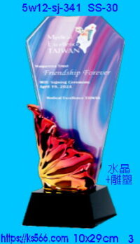 5w12-sj-341_,水晶琉璃獎牌獎座獎盃製作推薦,台北,新北,基隆,宜蘭,桃圓,新竹,台中,台南,高雄