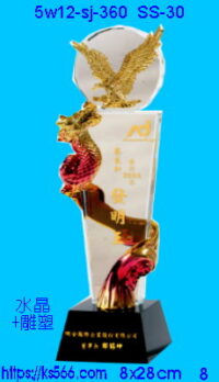 5w12-sj-360_鷹揚天際,水晶琉璃獎牌獎座獎盃製作推薦,台北,新北,基隆,宜蘭,桃圓,新竹,台中,台南,高雄